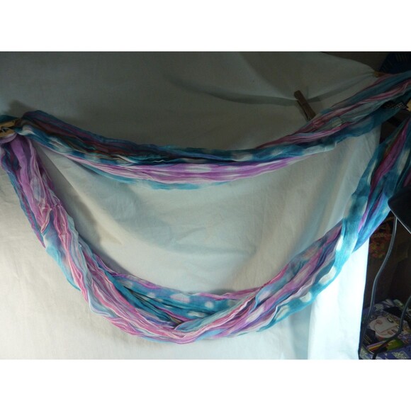 Cowl Scarf  66" diameter  &  Dupatta Rectangle Scarf-Shawl-Stole  64" x 19" - Picture 2 of 6